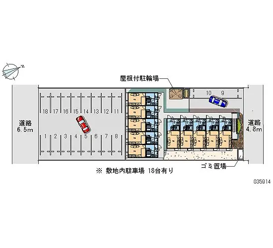 ★手数料０円★小松市矢田野町 月極駐車場